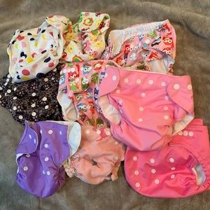 Girls  cloth Diapers (9)